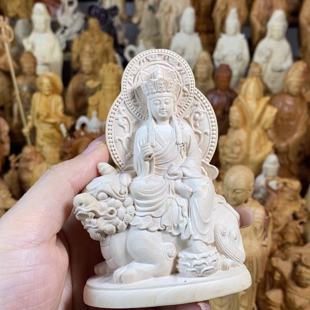 木黄杨10高背光谛听地藏