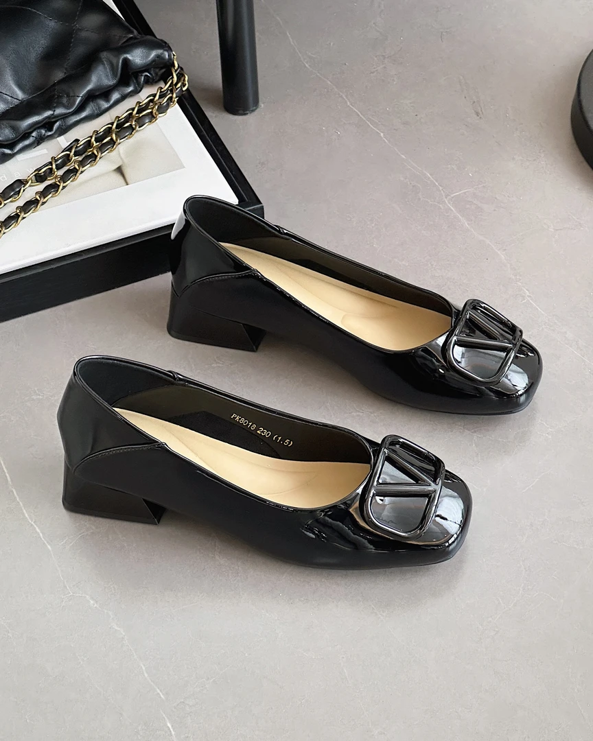 广州不累脚高跟鞋春季高跟鞋软底低跟8018