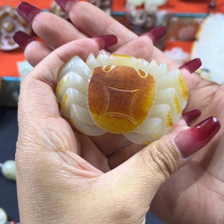 金***水和田玉未镶嵌挂件