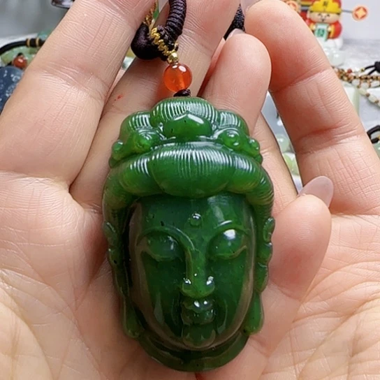 和田玉颈饰未镶嵌9