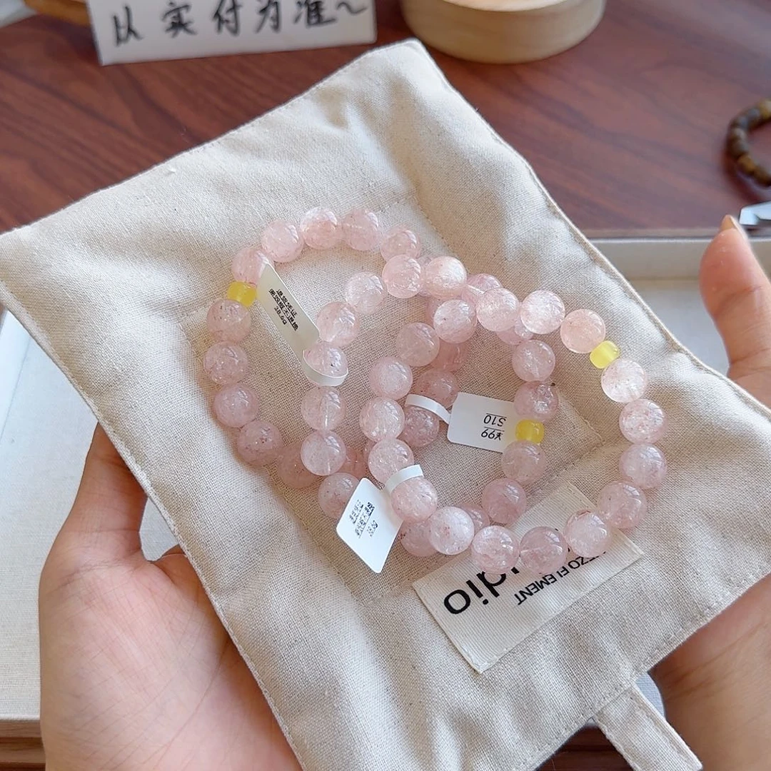 未镶嵌手串水晶玫瑰庄园11m+