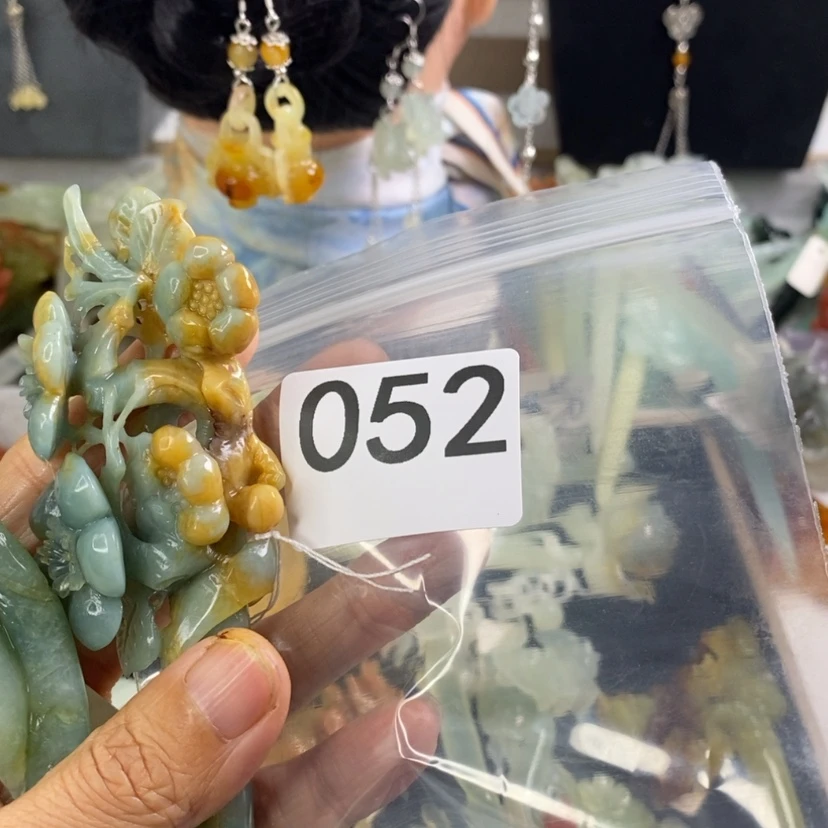 【闪购商品】岫玉发饰未镶嵌M****发簪