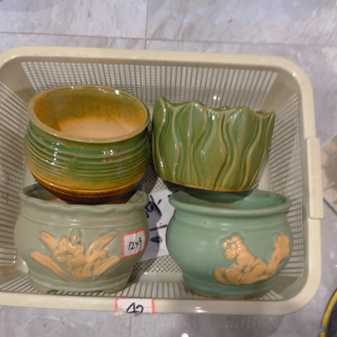 紫砂花盆粗陶粗陶