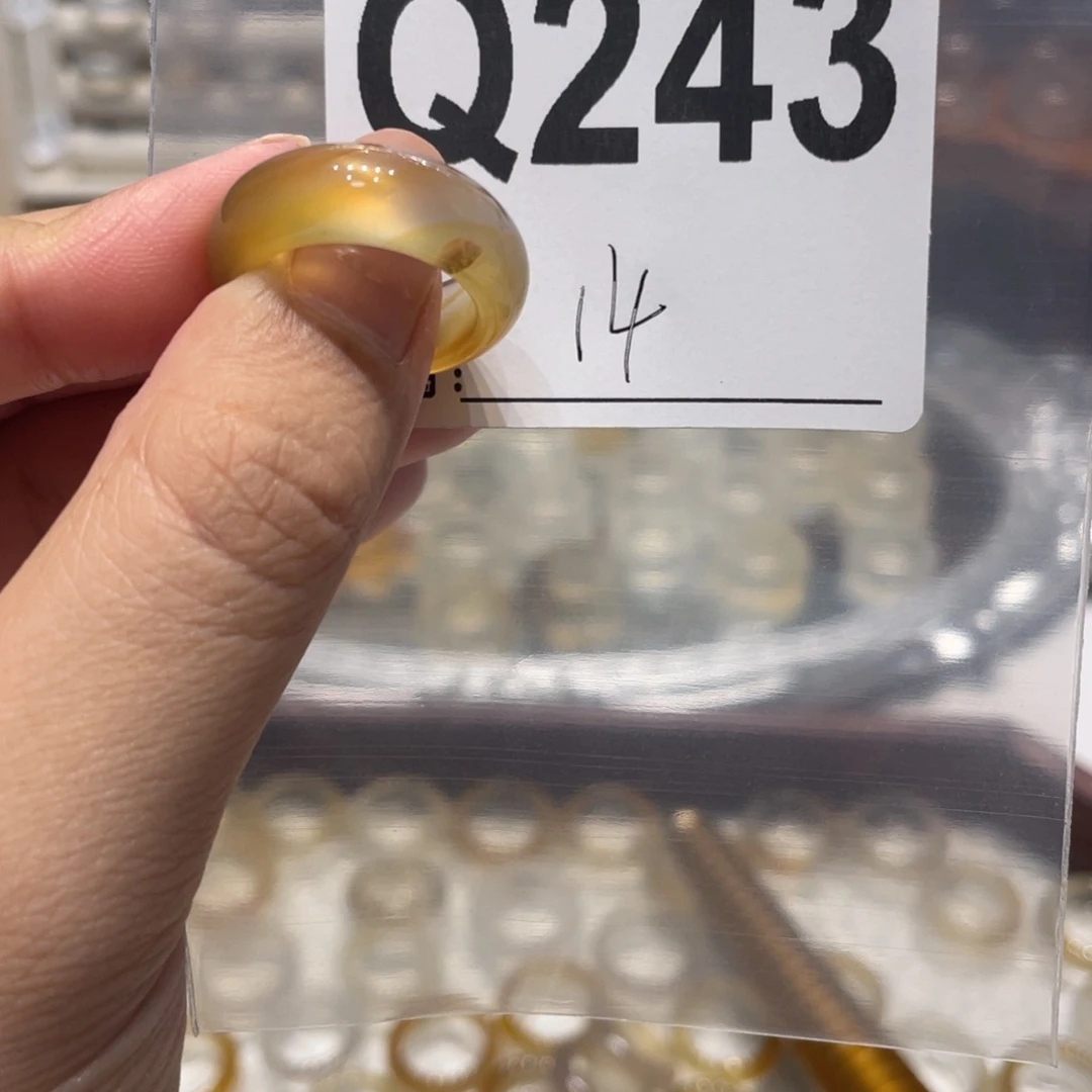 玛瑙/玉髓未镶嵌戒指243