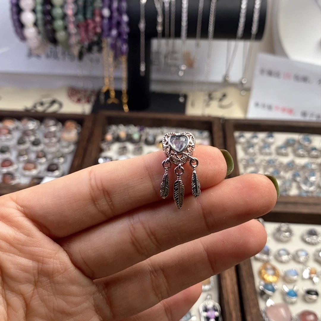 水晶颈饰未镶嵌1*1捕梦网