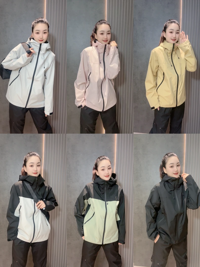 户外冲锋衣2025新款男女款春秋冬季三合一可脱卸内胆运动夹克外套