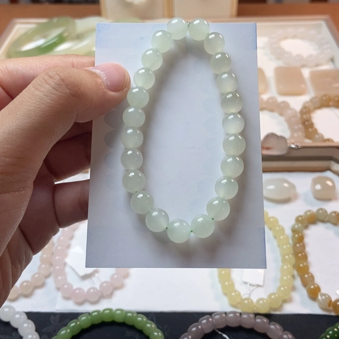 手链未镶嵌和田玉薄荷水冰感解腻版