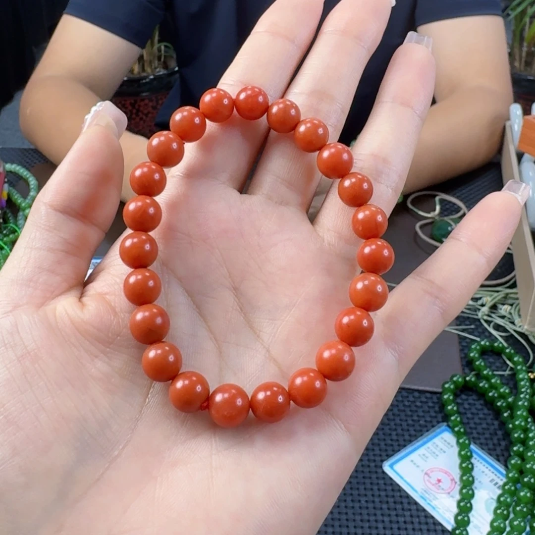 手链未镶嵌南红玛瑙卡8