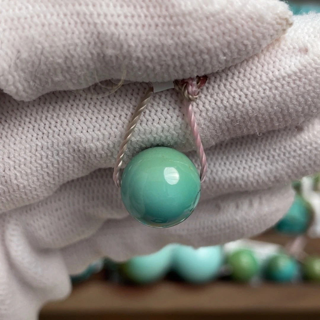 绿松石未镶嵌望舒精品圆珠28