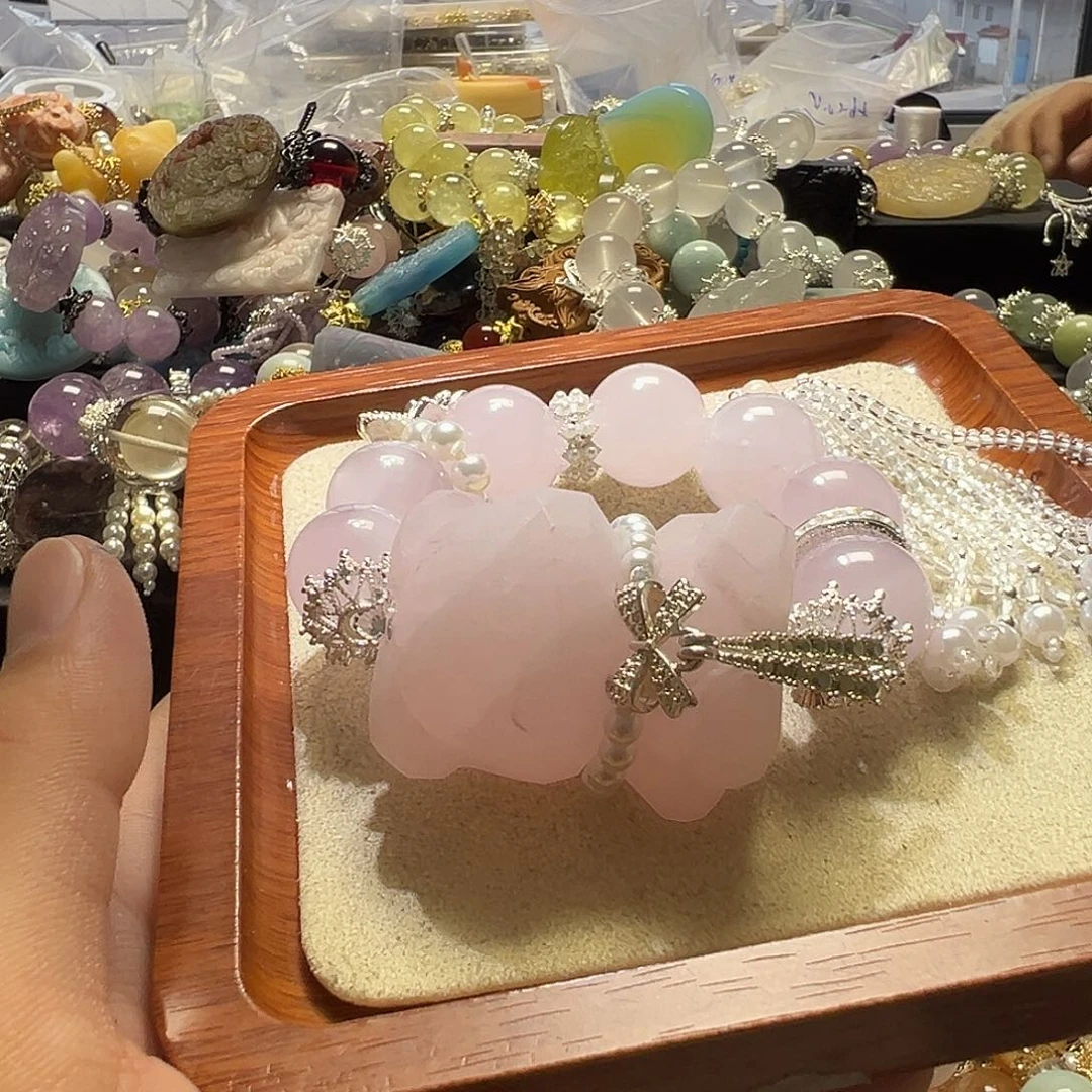 水晶未镶嵌手链水晶手链