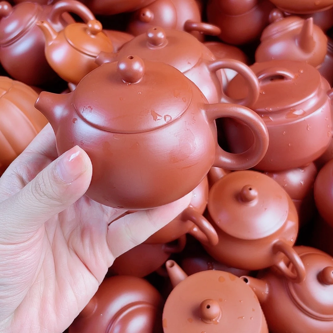 潮州紫砂朱泥壶小西施130