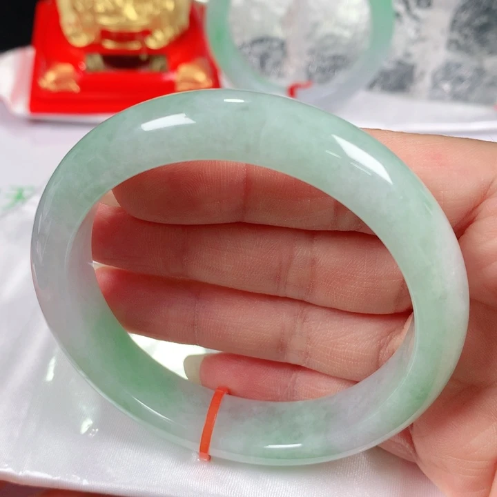 未镶嵌手镯翡翠   编号0275 正圈58+