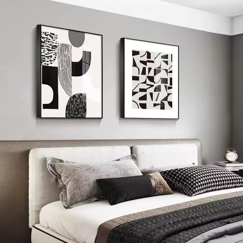 高级感简约卧室床头装饰画轻奢客厅挂画客厅背景墙挂画装饰画壁画