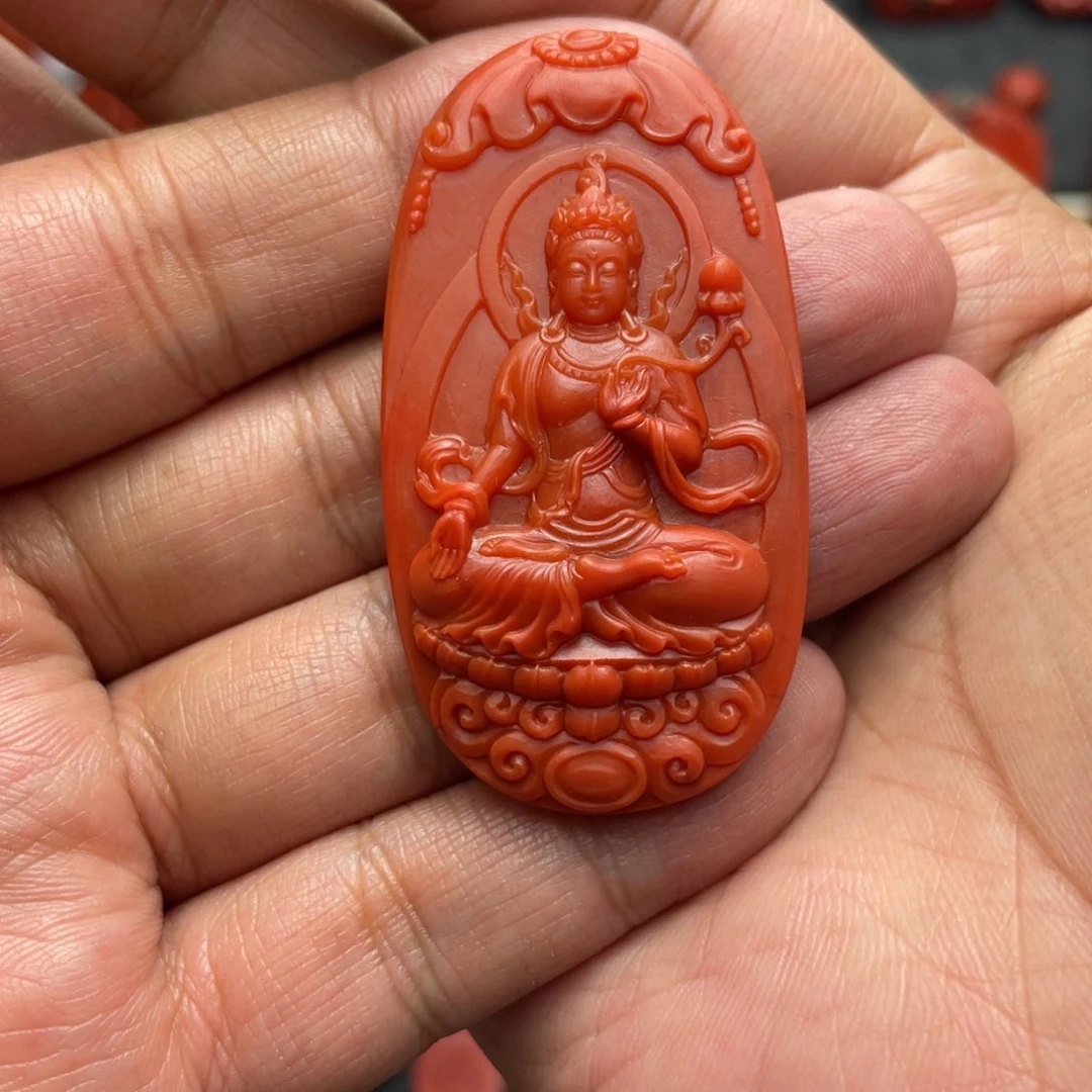 南红玛瑙未镶嵌颈饰赫*