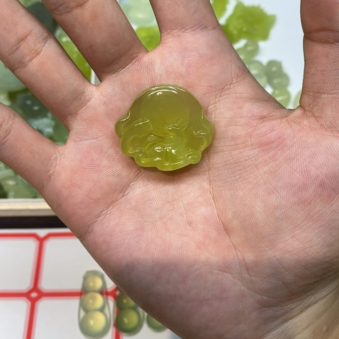 岫玉未镶嵌吊坠(不含链)