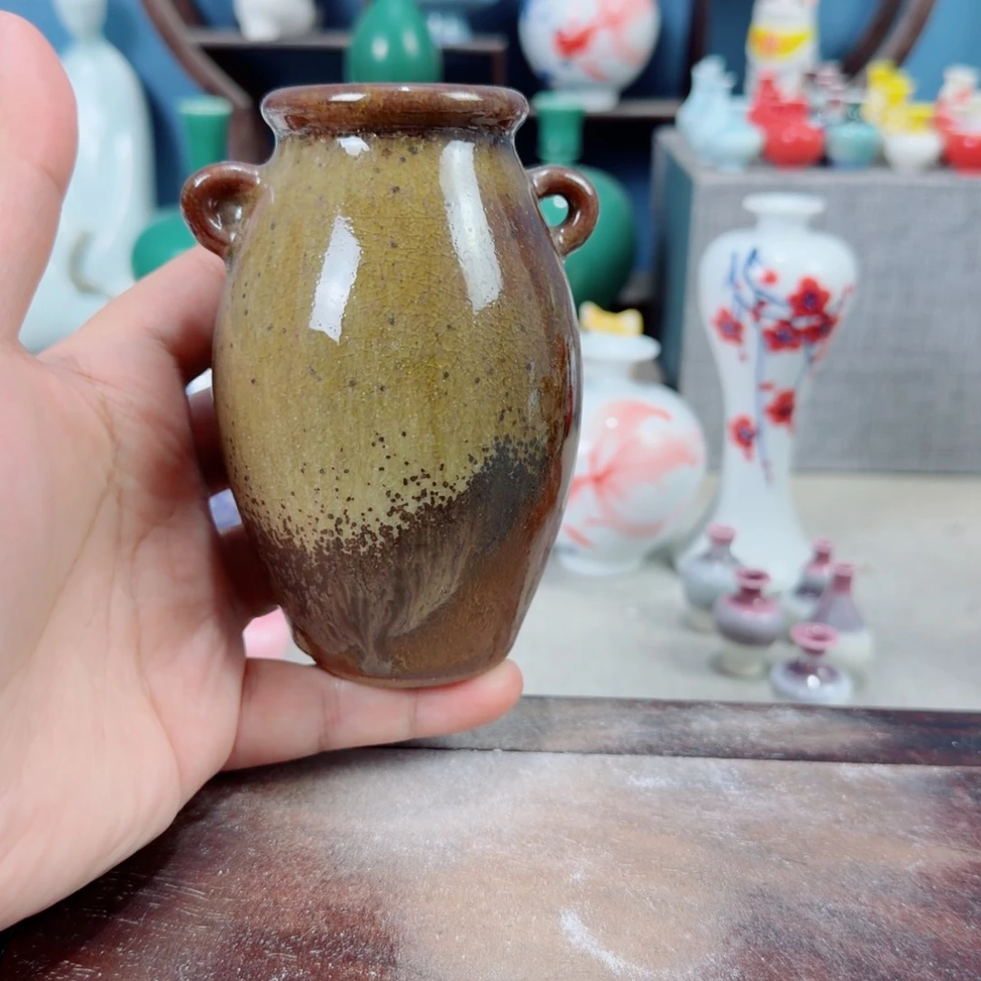 陶瓷手工小花器摆件