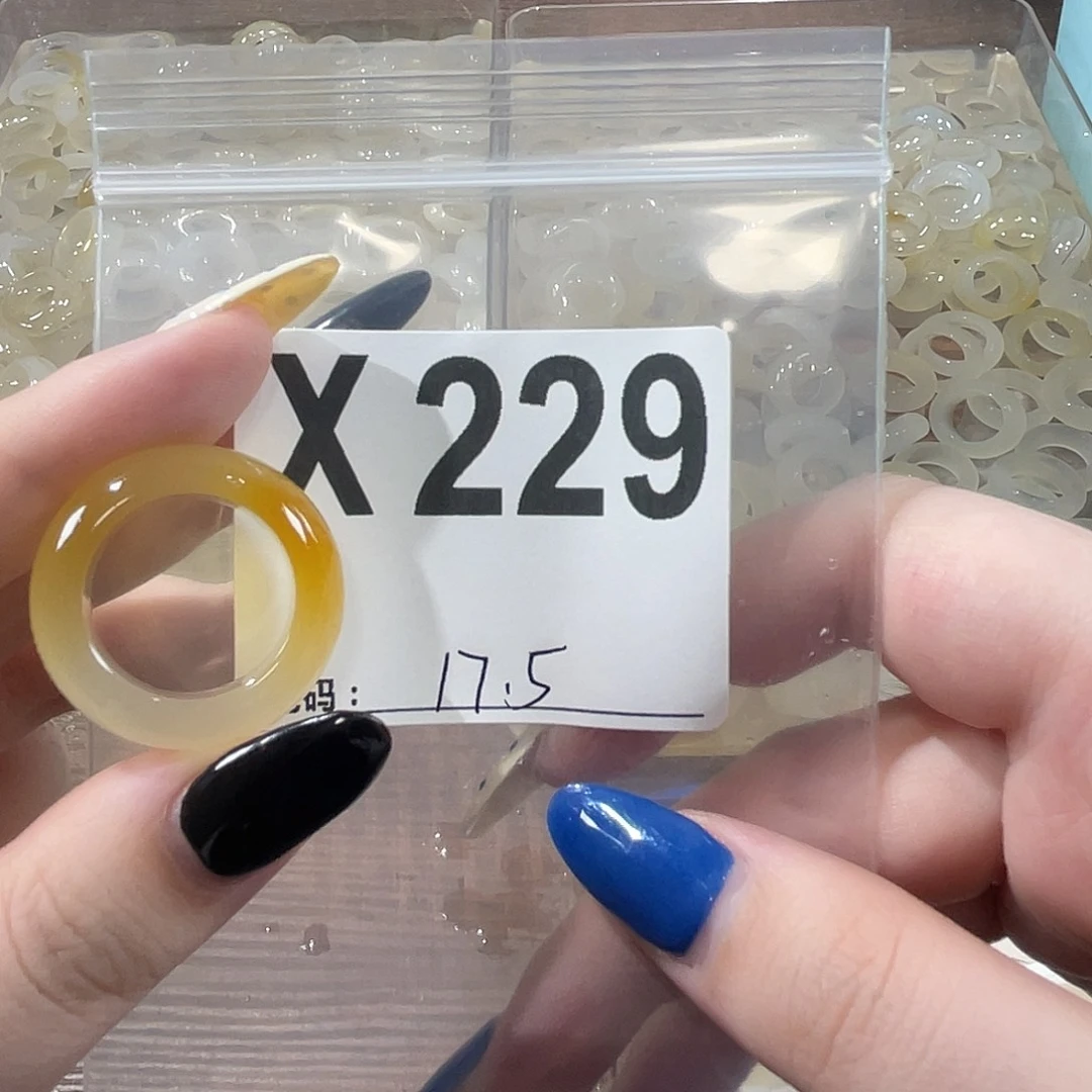 玛瑙/玉髓未镶嵌戒指229