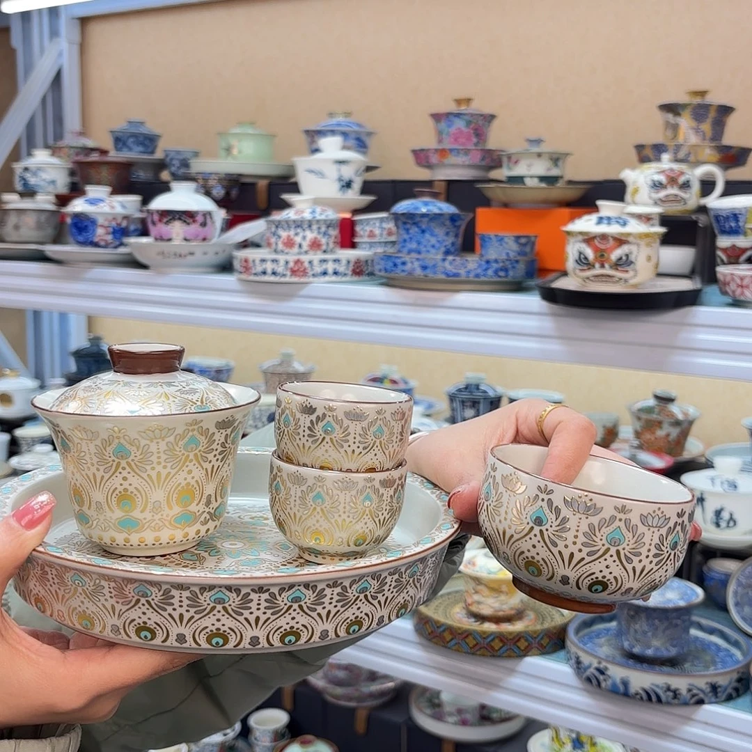 盖碗里的水煮开后放