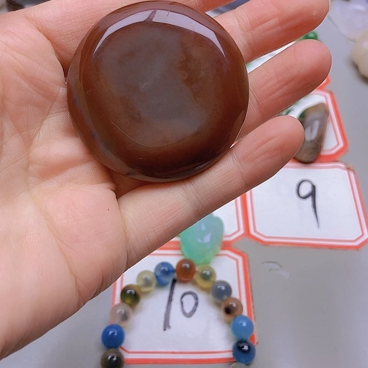 【闪购商品】未镶嵌玛瑙/玉髓珠宝半成品愿***随