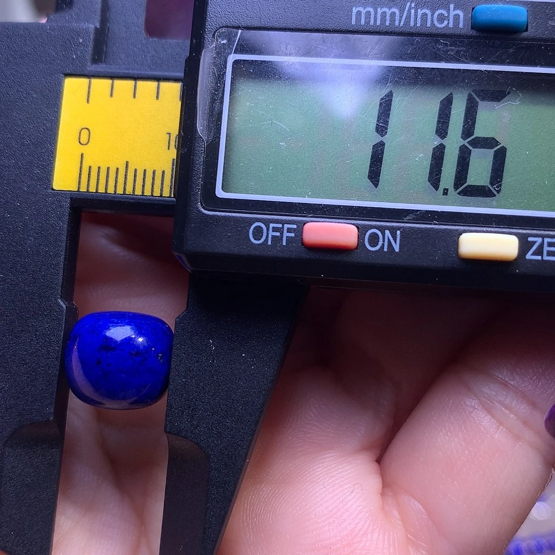 青金石未镶嵌老型珠福利