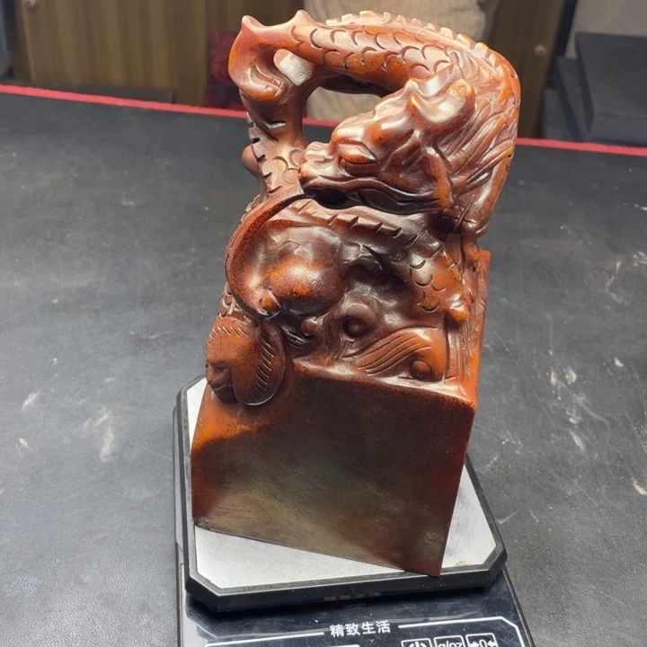 把件白玉菩提摆件