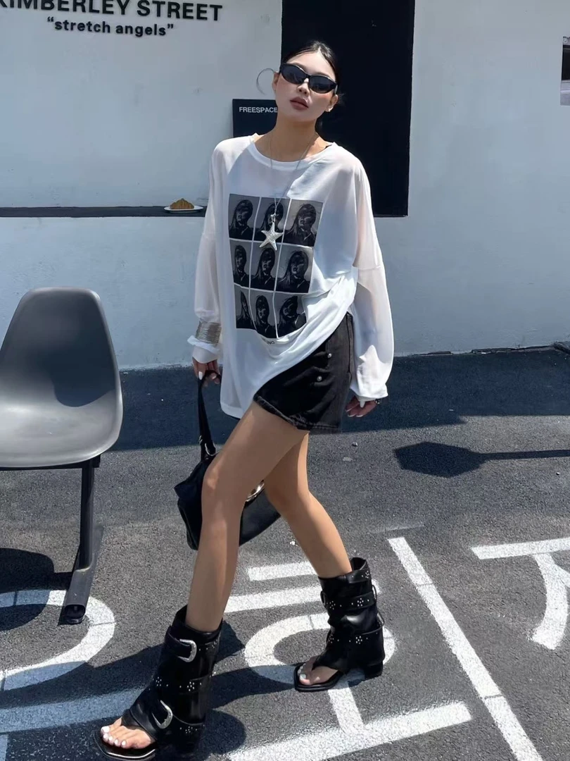 【W301-W399】55欧版大码女装休闲百搭宽松上衣集合[非图片款]