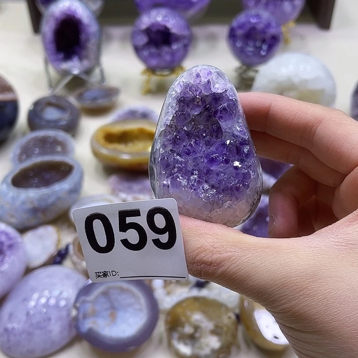 紫晶摆件未镶嵌摆件059