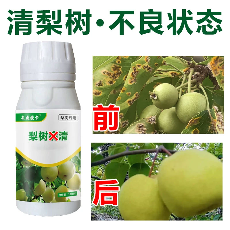 亮威梨树专用烂果褐腐病穿孔流胶缩叶疮痂炭疽微生物菌剂