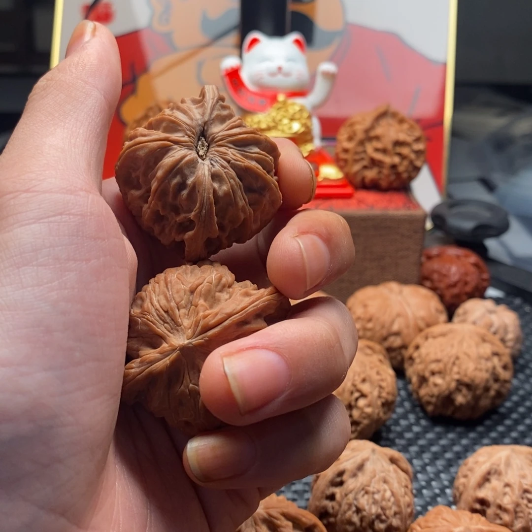 夜***门文玩核桃精品对磨盘
