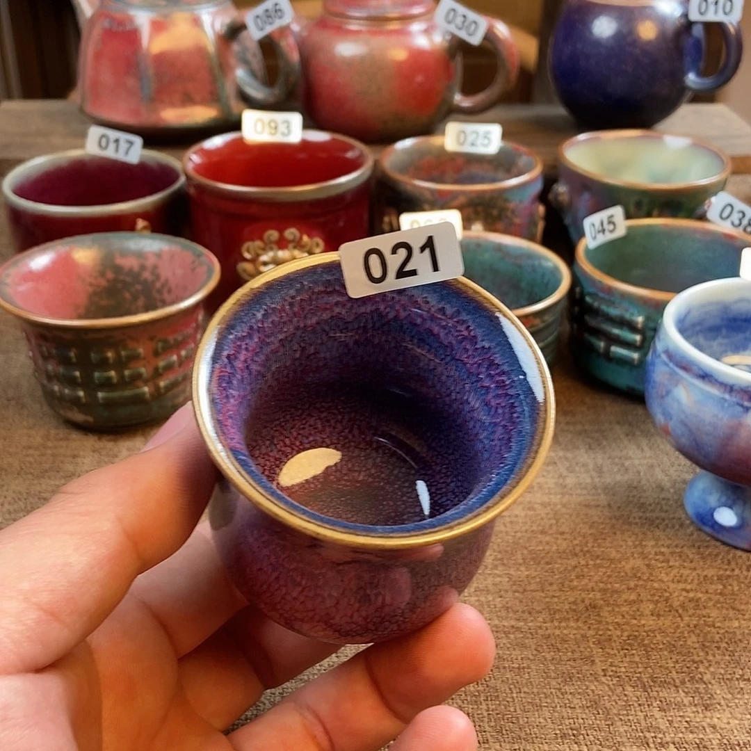 瓷片钧瓷摆件摆件摆件