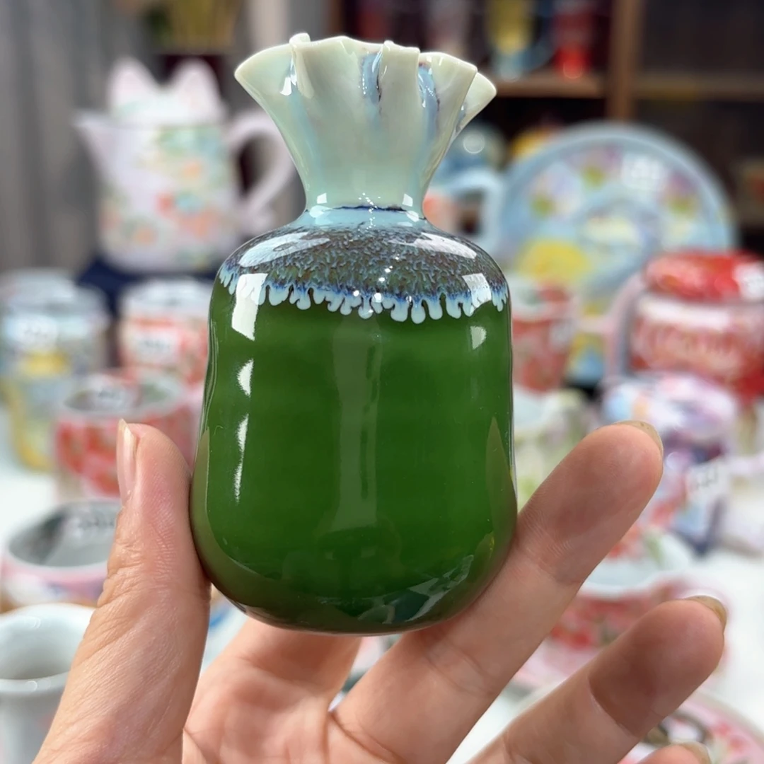 景德镇手绘高温釉下彩陶瓷茶具