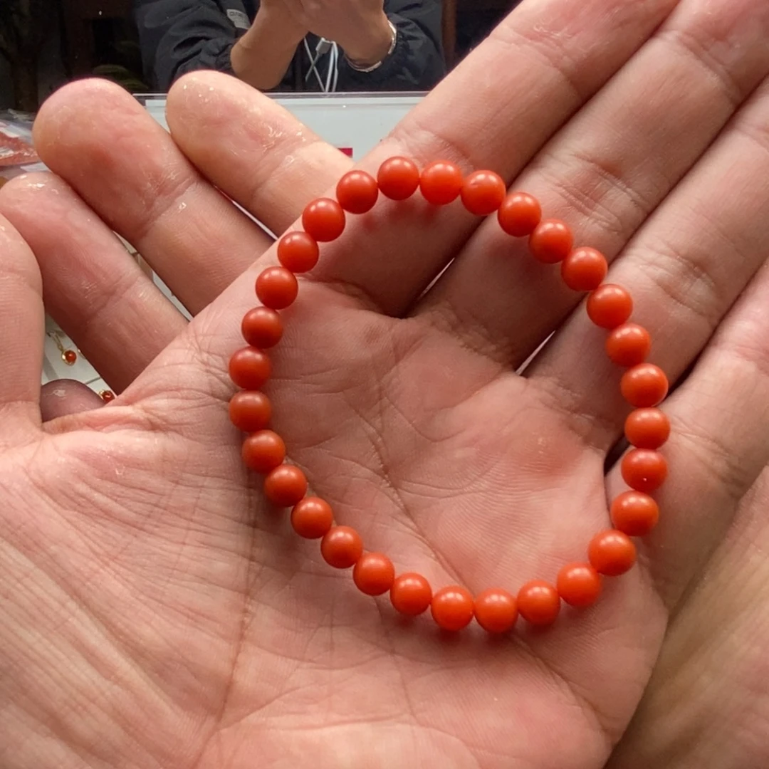 南红玛瑙单圈未镶嵌6mm➕啊东老南红