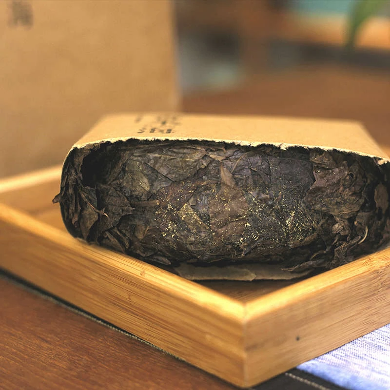 【仅限1份】2022年云雾山百年古树茶料茯砖原品