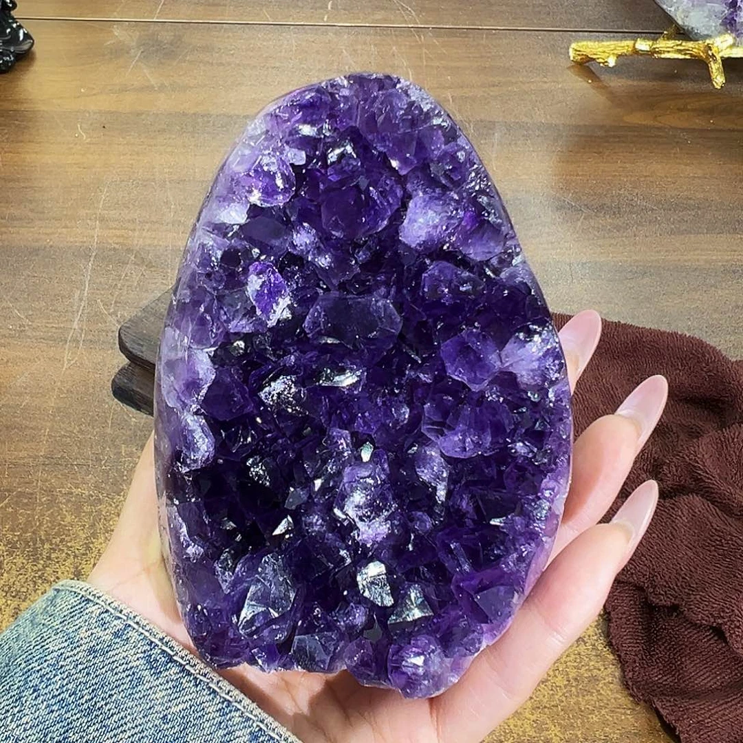 紫晶摆件未镶嵌晶体