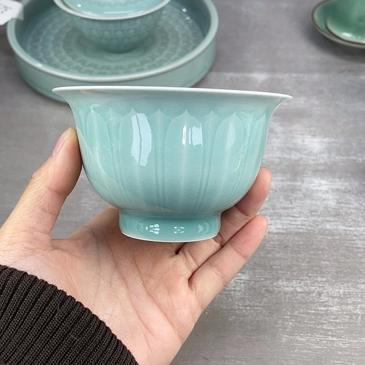 自***）龙泉青瓷哈哈哈哈微瑕