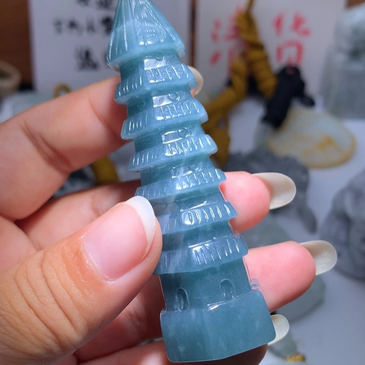 翡翠未镶嵌颈饰保真天然A货翡翠