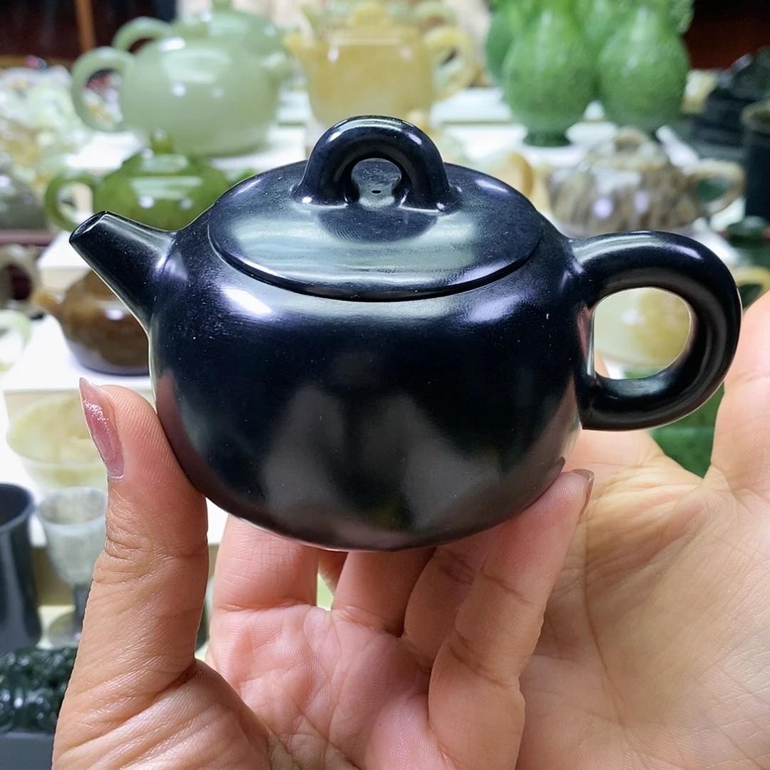 和田玉茶壶 未镶嵌