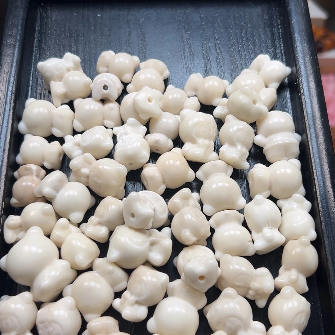 手串菩提根/象牙果瑕疵白混52课不售后