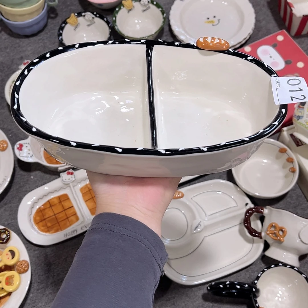 2格分餐盘陶瓷餐具系列