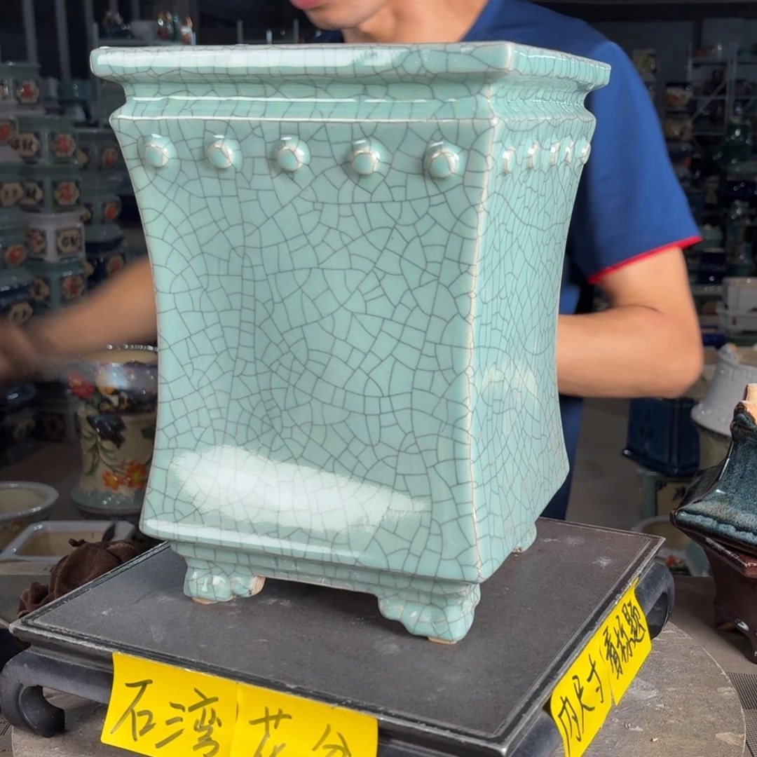 一风堂石湾花盆 内18*27编号880