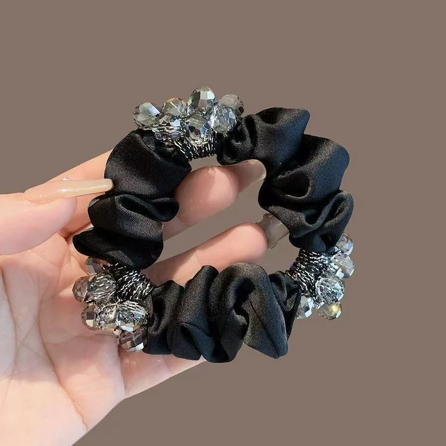哈韩宅物2025年新款高级感梦幻带钻发圈精致发绳头绳皮筋发饰女