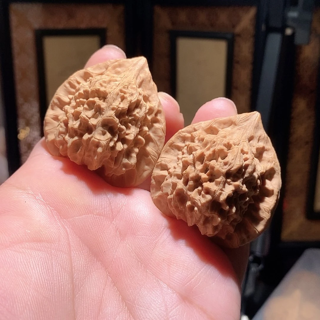 文玩核桃把件星****ღ42老款公子帽全品