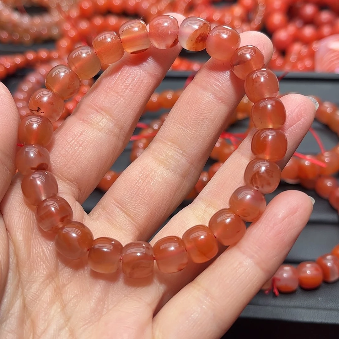 南红玛瑙手链未镶嵌