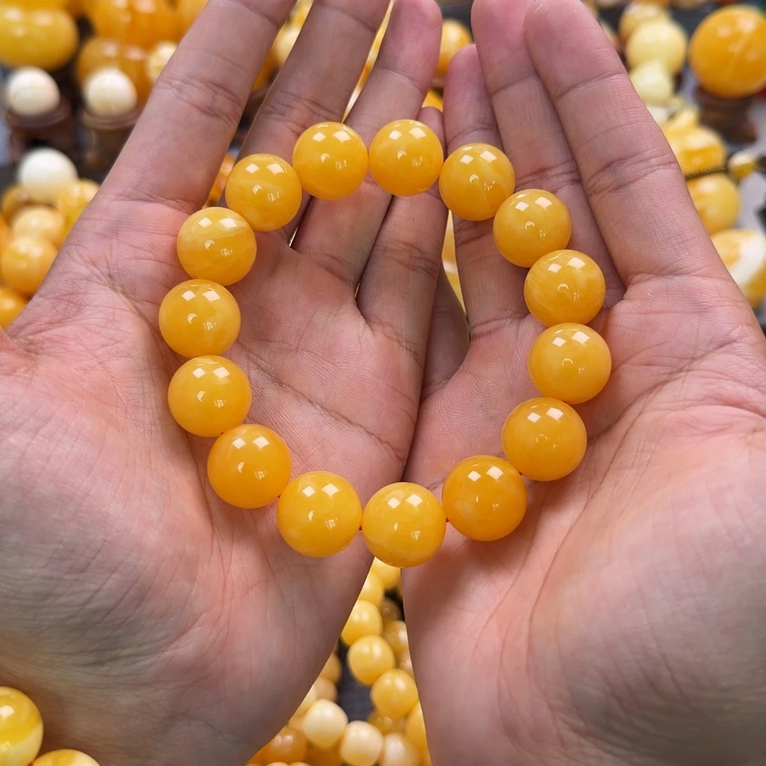 琥珀未镶嵌珠宝奇石16mm同料