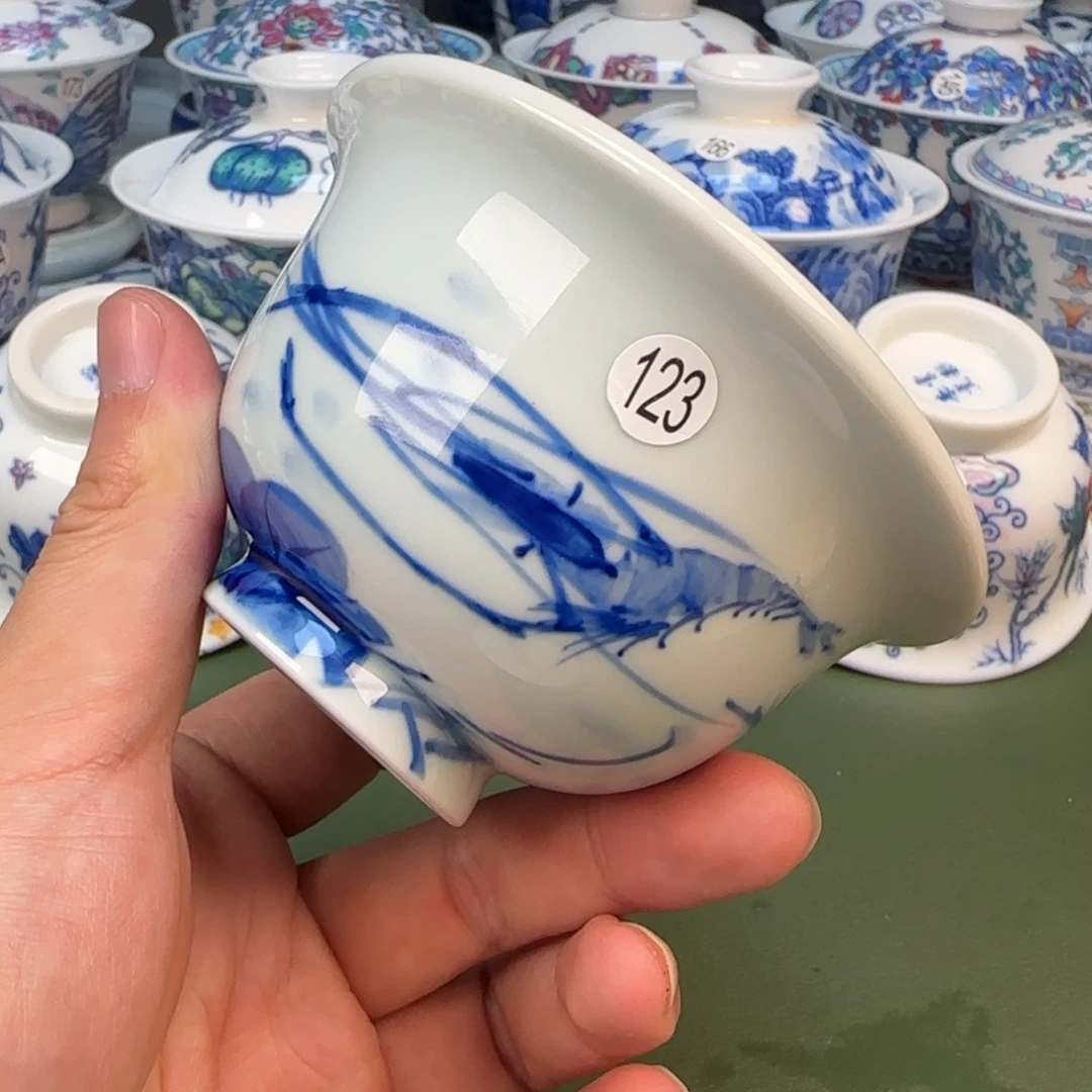 彦祖纯手工手绘茶具123
