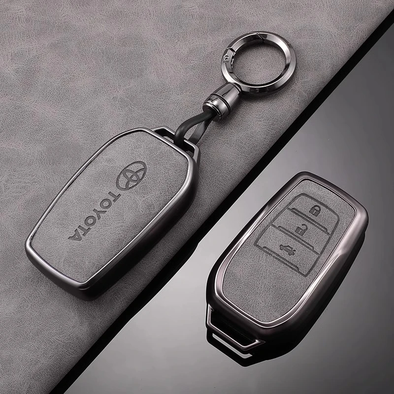 丰田钥匙套汉兰达卡罗拉凯美瑞雷凌荣放rav4威飒凌放汽车包壳扣女
