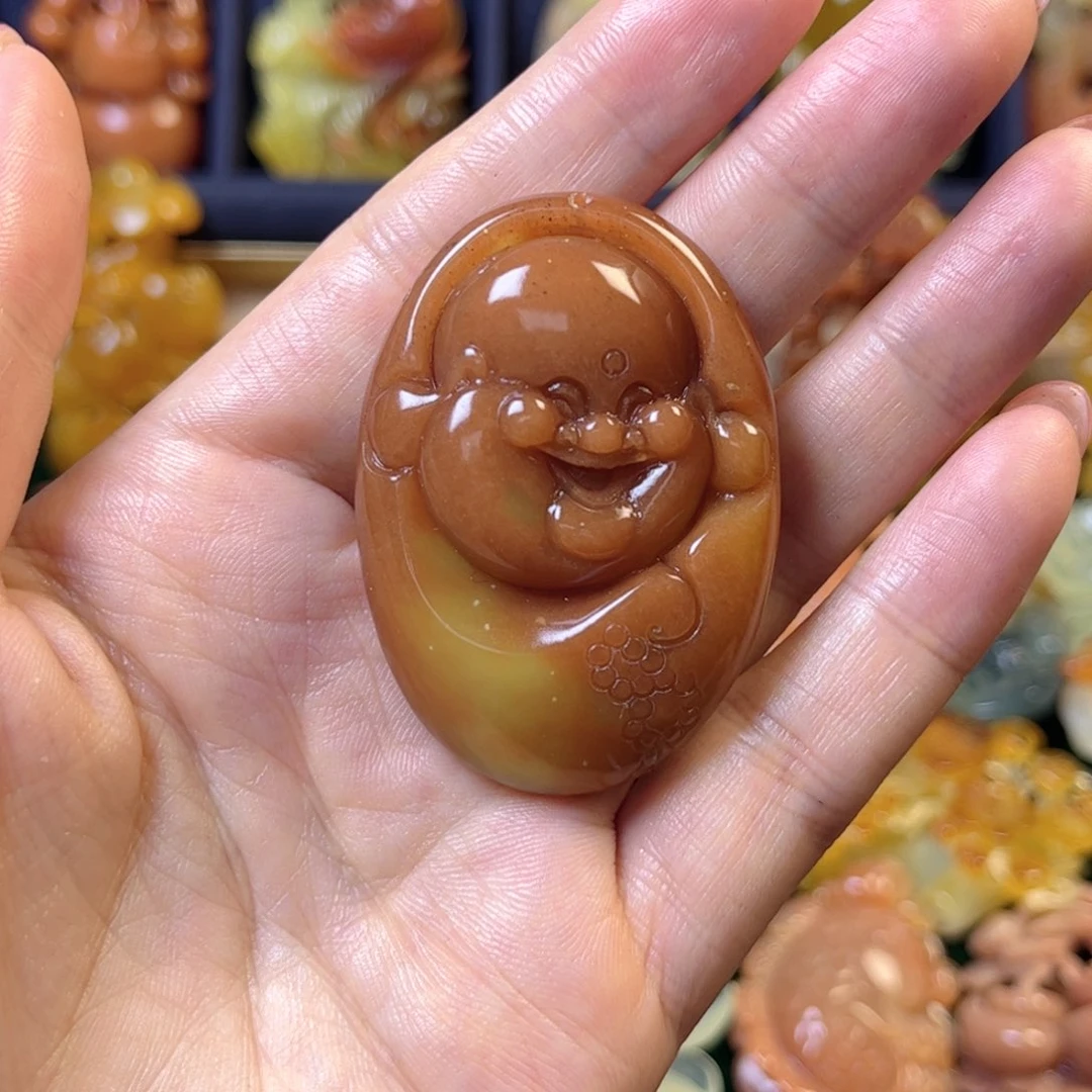 蛇纹石玉未镶嵌颈饰～**～