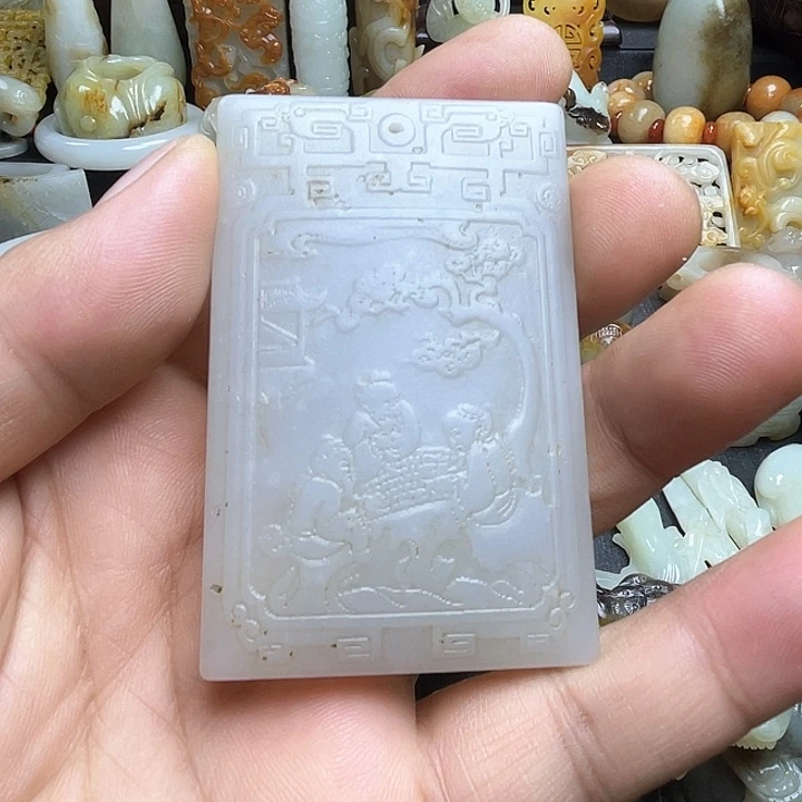 颈饰未镶嵌和田玉