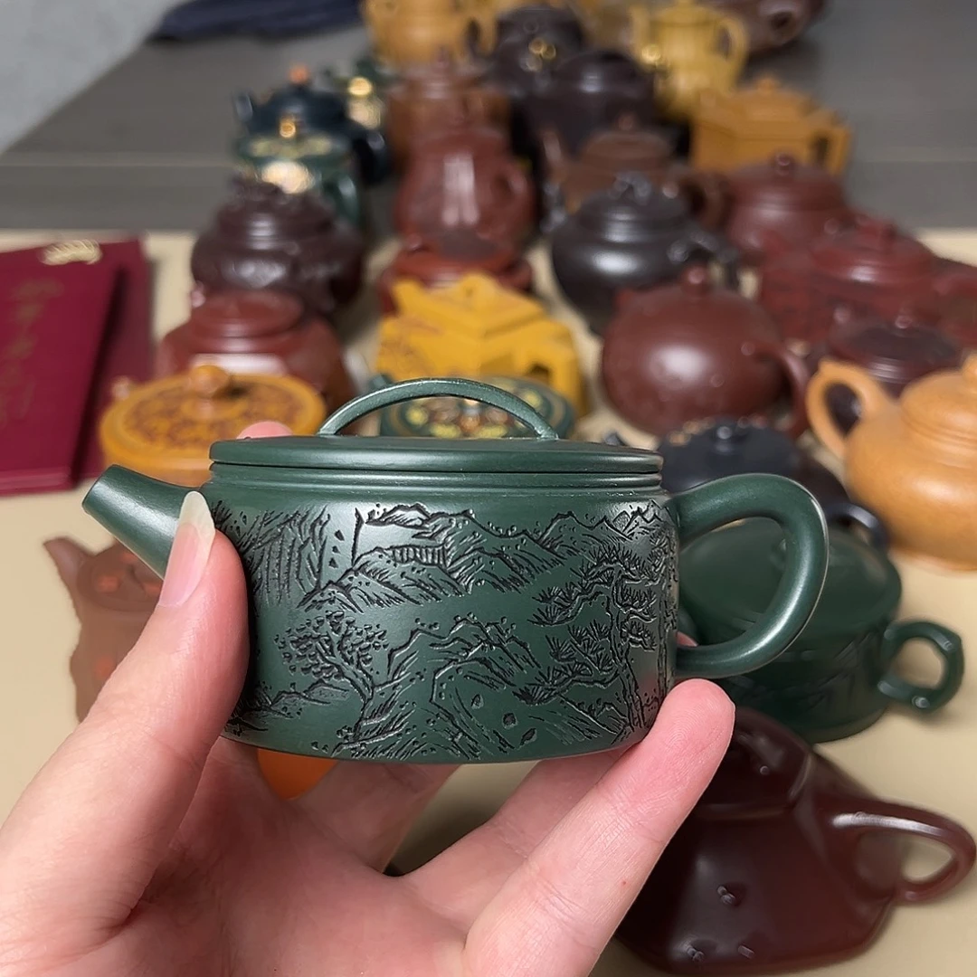 和***下茶壶紫砂宜兴紫砂壶29