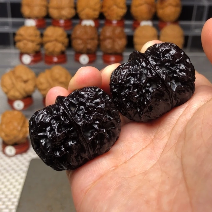 把件文玩核桃23玲珑绣球